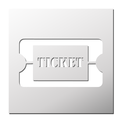 Pochoir Ticket