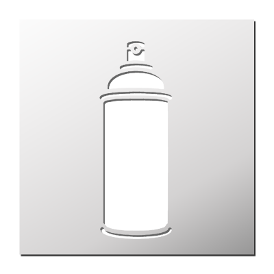 Pochoir Bombe de peinture