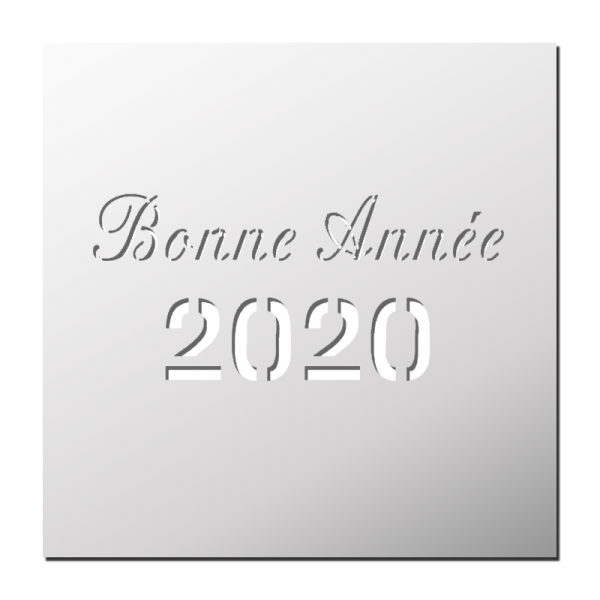 Pochoir Bonne Année 2020