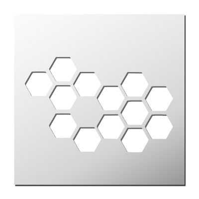 Pochoir Déco Nid d’abeilles