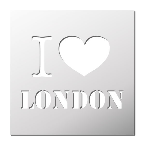 Pochoir I Love London