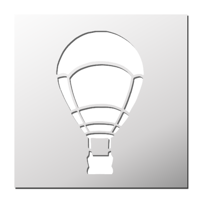 Pochoir Montgolfière