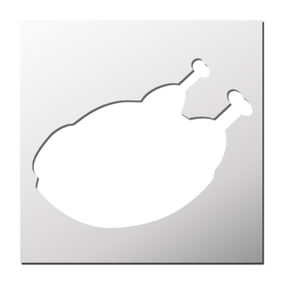 Pochoir Poulet