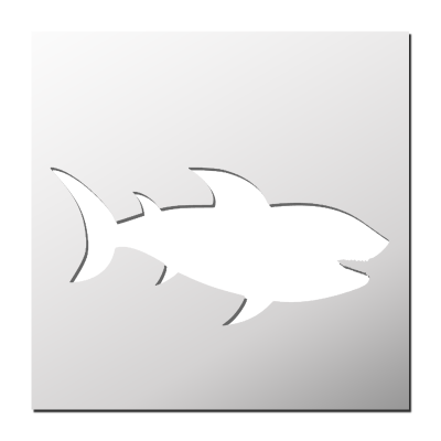 Pochoir Requin