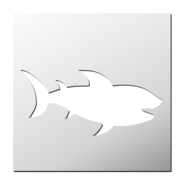 Pochoir Requin