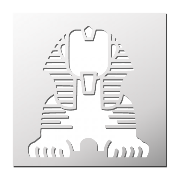 Pochoir Sphinx de Gizeh Egypte