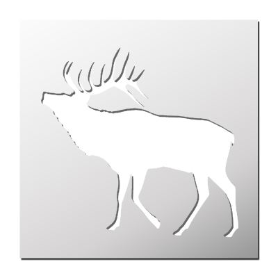 Pochoir Wapiti
