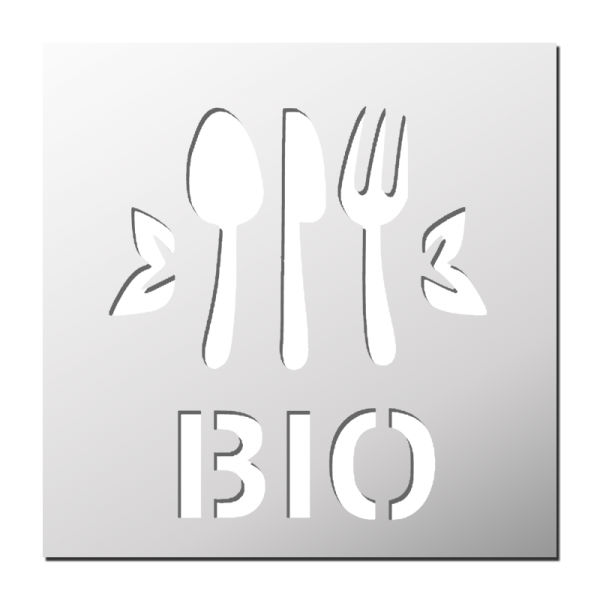 Pochoir Alimentation Bio