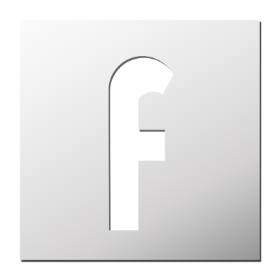 Pochoir lettre minuscule f