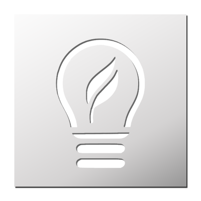 Pochoir Ampoule économique