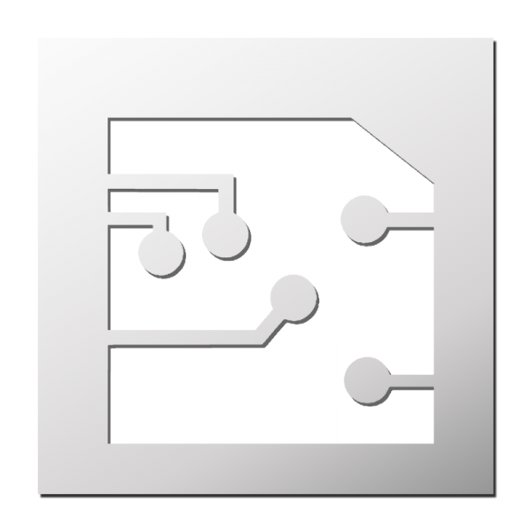 Pochoir Circuit imprimé électronique