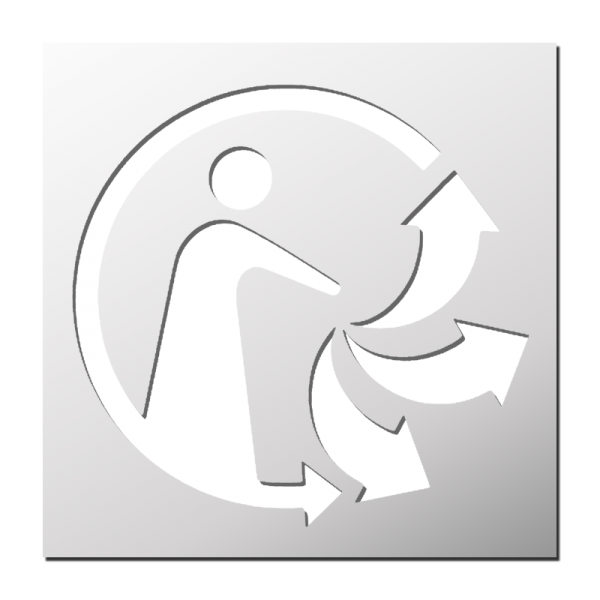 Pochoir Logo Recyclage