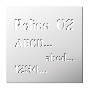 Police 02 (Majuscules, Minuscules, Chiffres)