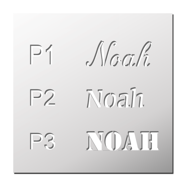 Pochoir Prénom Noah