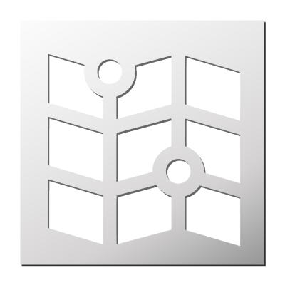 Pochoir Carte