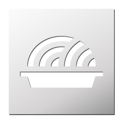 Pochoir Plat de Pâtes
