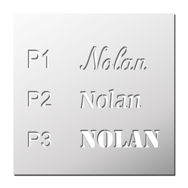 Pochoir Prénom Nolan