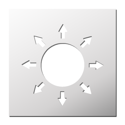 Pochoir Soleil