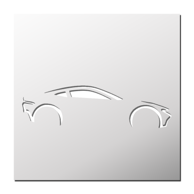 Pochoir Voiture
