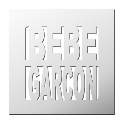Pochoir Bébé Garçon