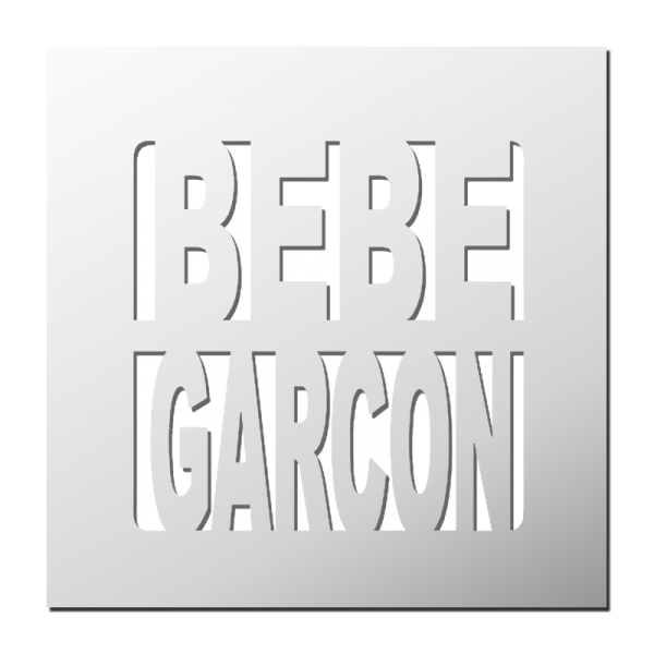 Pochoir Bébé Garçon