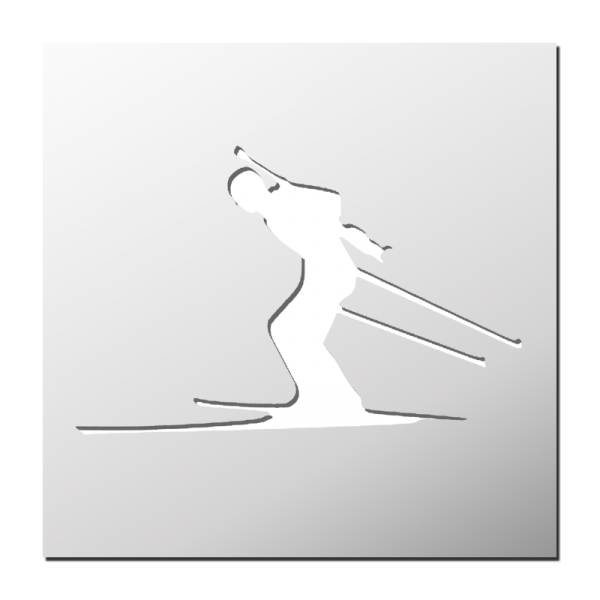 Pochoir Biathlon