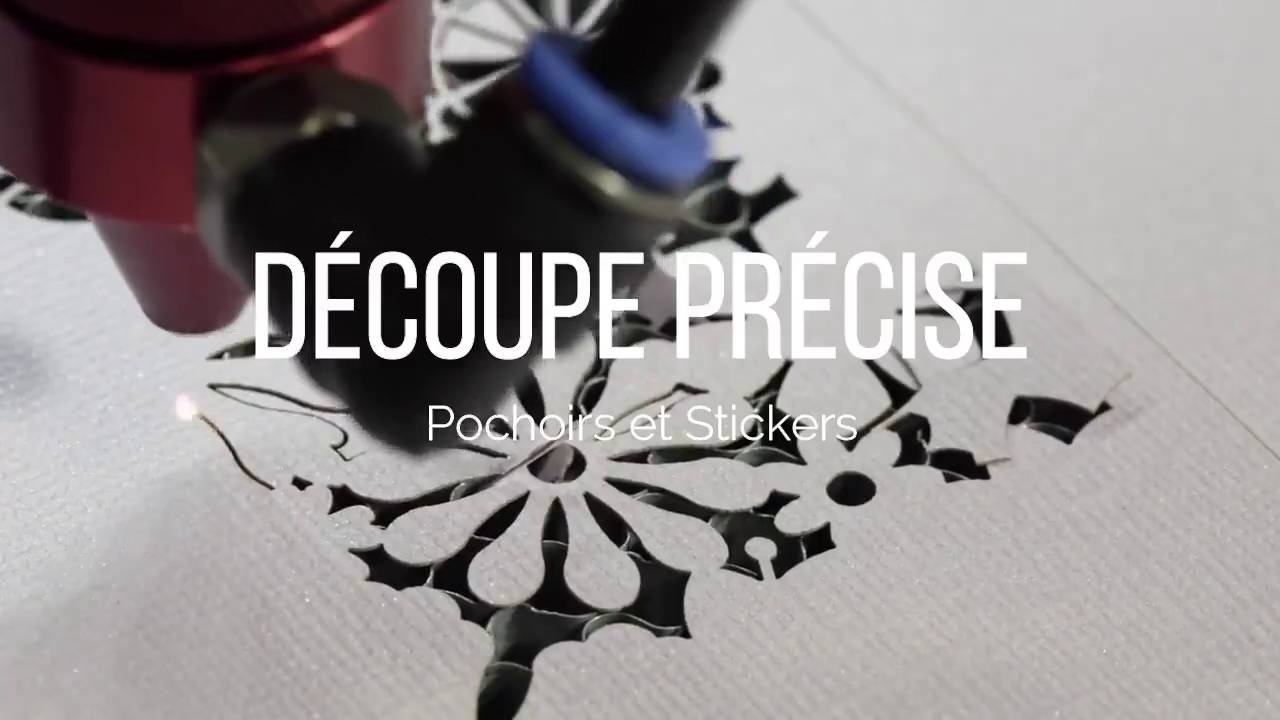 Découpe de précision Pochoirs et Stickers