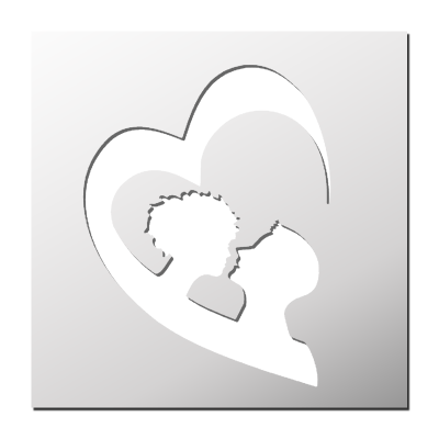 Pochoir Amoureux