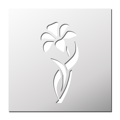 Pochoir Fleur