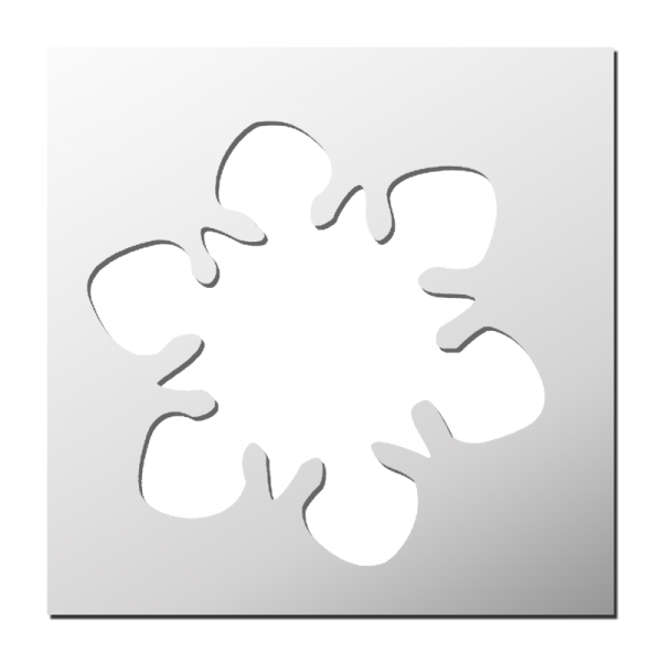 Pochoir Flocon de neige