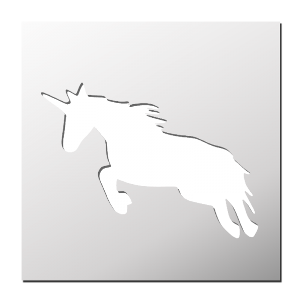 Pochoir Licorne