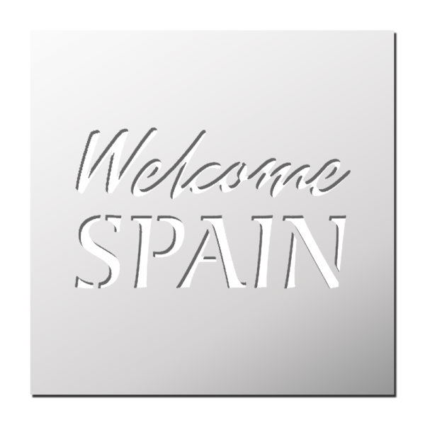 Pochoir Welcome SPAIN