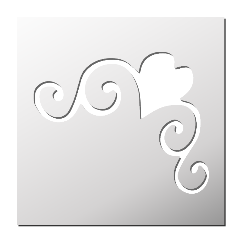 Sticker Occultant Arabesque Coeur