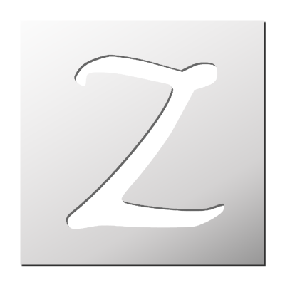 Pochoir Lettre Z