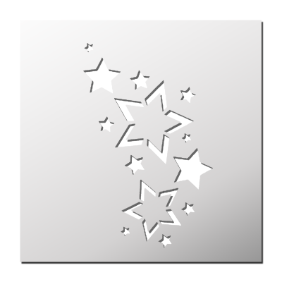 Pochoir Pluie d’étoiles