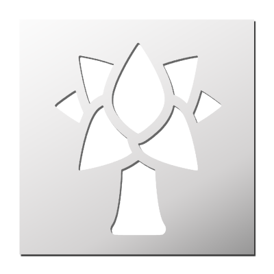 Pochoir Arbre