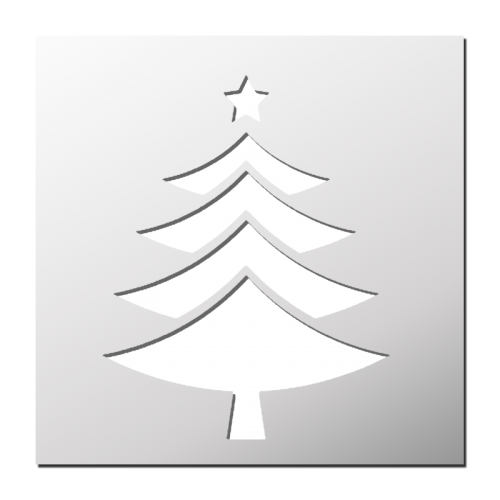 Pochoir réutilisable Sapin de Noël | FrenchIMMO