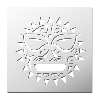 Pochoir Tribal