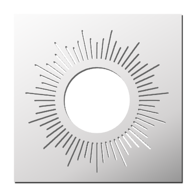 Pochoir Soleil