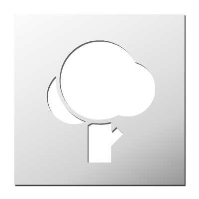 Pochoir Arbre