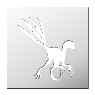 Pochoir Dinosaure