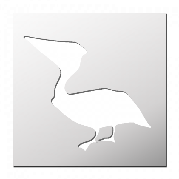 Pochoir Oiseau Anhinga