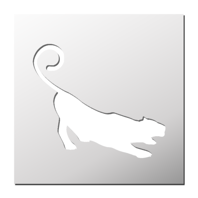 Pochoir Panthère