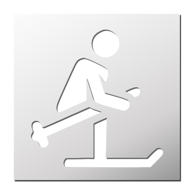 Pochoir Ski