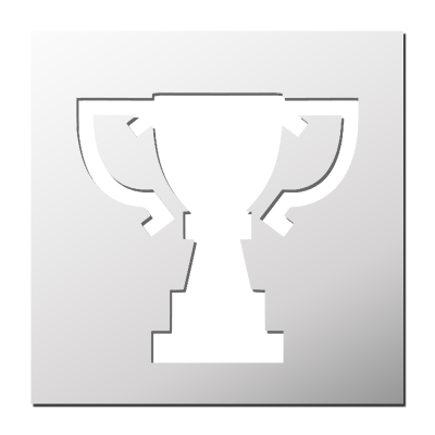 Pochoir Trophée