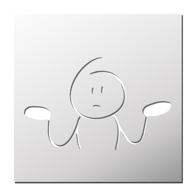 Pochoir Personnage