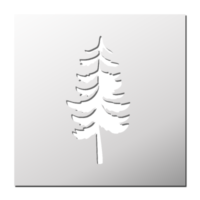 Pochoir Sapin