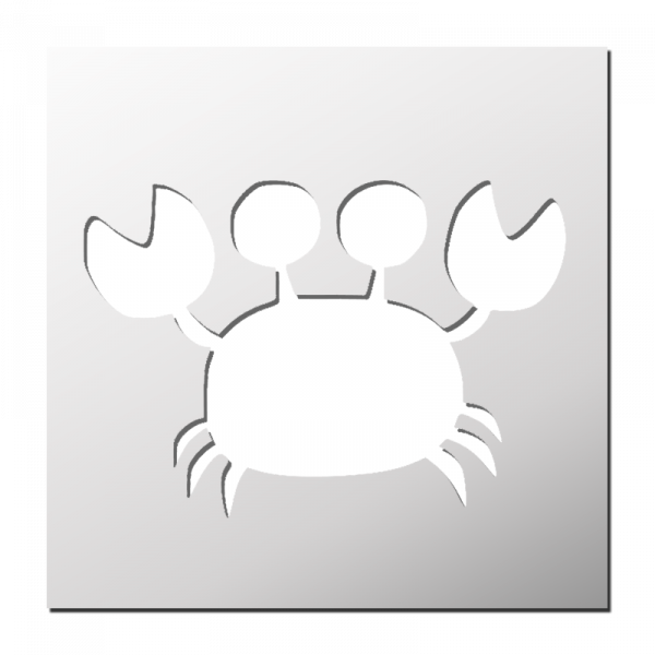 Pochoir Crabe