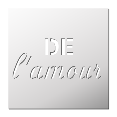 Pochoir De l’Amour