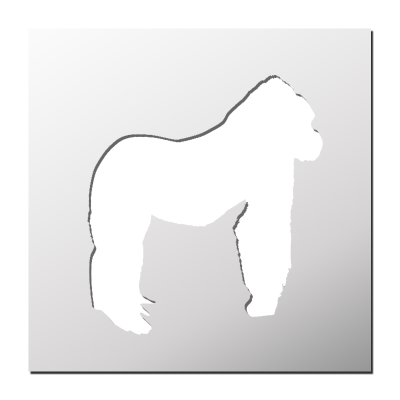 Pochoir Gorille